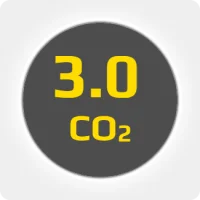 Углекислота (СO2) марка 3.0 (99,9%) в баллоне 10л, наполнение 6 кг., соединение G3-4 (DIN 9)