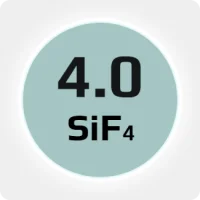 Тетрафторид кремния (SiF4)  5.0 (99,999%) в баллоне 47л. сталь DOT, наполнение 36 кг.  с пневмоклапаном соединение  DISS642 Китай (с баллоном)