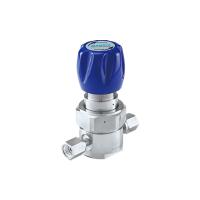 Регулятор AMFLO UHP AU21 Материал: Код Z (Body,Poppet, Nozzle,Diaphragm,Gland-SUS316L,Seat: PCTFE) ; Поверхность 0.13 um; 4х портовый с манометрами, CV-0.09